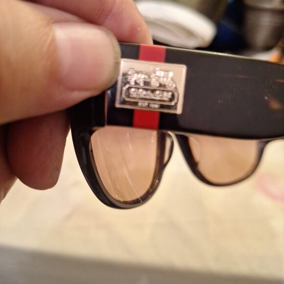 Authentic Coach women oversized sunglasses Brennan S812 Tortoise frame - Picture 3 of 7